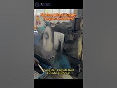 Processo de moagem de haste de carboneto de tungstênio