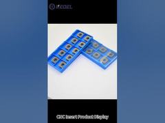 Inserção CNC de Metal Duro #fábrica #cnc #fabricação