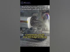 Processo de fabricação de fresas finais #fábrica #fabricação #cnc