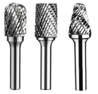 cortador giratório de aço de Burr For Wood Sphere Concave do carboneto Yg8 do tungstênio de 3mm 6mm