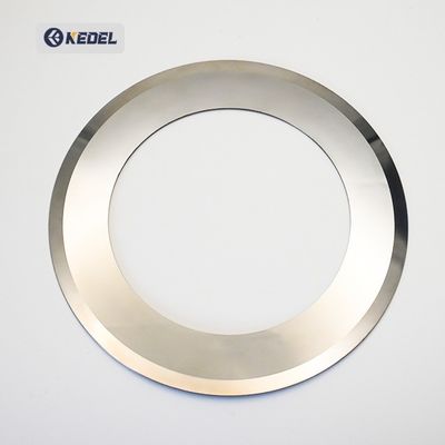 Lâmina de corte circular sem ranhura de posicionamento Faca redonda de corte de alta qualidade para máquina de corte de peça polar de bateria de lítio