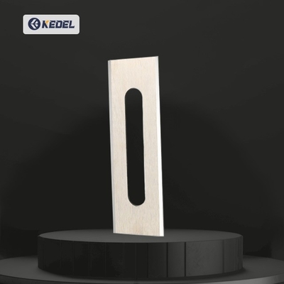 Faca Industrial para Corte e Posicionamento de Fibras Químicas com Ranhuras em Liga de Carboneto de Tungstênio Cementado, Filme de Tecido