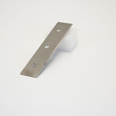 Lâmina de corte para fibra química de três furos em liga de carboneto de tungstênio cimentado, filme de tecido, faca industrial para corte