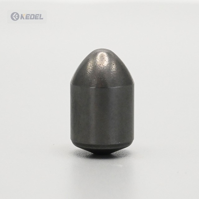 Botões cilíndricos elípticos de liga de carboneto de tungstênio cimentado preto de grau YG8 YG11C personalizados para broca de óleo
