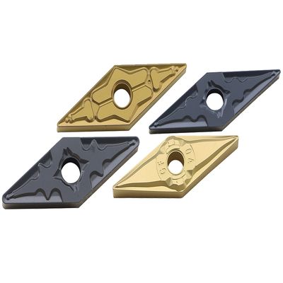 Pastilha CNC modelo VNMG com ranhura quebra-cavacos de dupla face para processamento automatizado