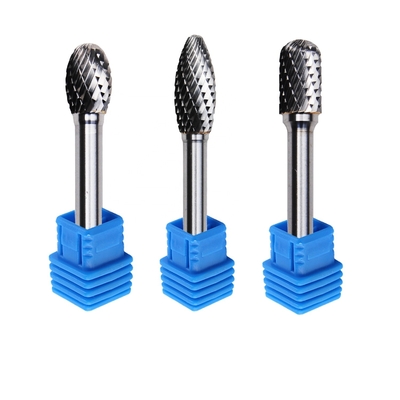 Único carboneto cortado dobro Burr File Swivel Shape Type giratório B de 12 aros