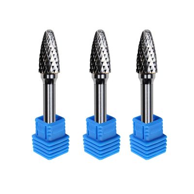 A chama giratória oval do ovo C1225 6mm do SE dá forma a rebarbas de gerencio do carboneto de tungstênio 8mm