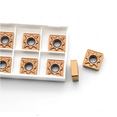 Inserções de terminação de aço cimentadas da ferramenta de corte SNMG120404 do carboneto da máquina do torno do CNC