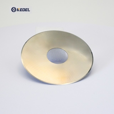 Lâmina de metal duro cimentado industrial personalizada pelo fabricante para máquina de fazer charutos, corte redondo de tabaco, faca circular de tabaco
