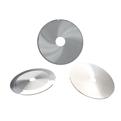 Lâmina de metal duro cimentado industrial personalizada pelo fabricante para máquina de fazer charutos, corte redondo de tabaco, faca circular de tabaco