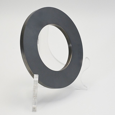 Lâmina Circular Não Cortada de Liga de Carboneto de Tungstênio Cementado Personalizada  Faca Industrial para Corte de Filme de Tecido