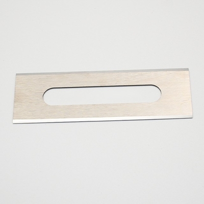 Faca Industrial para Corte e Posicionamento de Fibras Químicas com Ranhuras em Liga de Carboneto de Tungstênio Cementado, Filme de Tecido