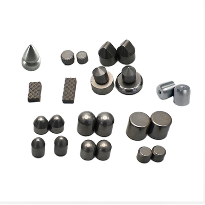 YG8 YG9 YG11 Dentes Cilíndricos Ranhurados de Liga de Carboneto de Tungstênio Cementado Personalizados para Brocas de Perfuração na Indústria de Petróleo e Gás