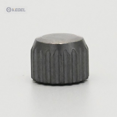 Botões de dente cilíndricos com ranhura cilíndrica chanfrada superior em liga de carboneto de tungstênio cimentado personalizados para a indústria de petróleo e gás