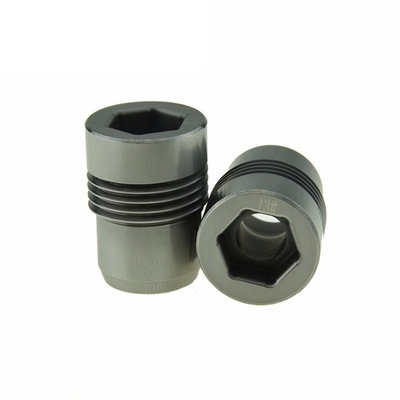 12.7mm Diâmetro do poro YG8 Bocal de Carbono de Tungstênio para Bits PDC com porosidade A02 e cor preta