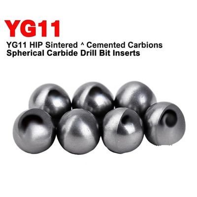 YG11 HIP DTH Carbide Sinterizado 10.2mm botões para brocas de mineração