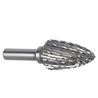 Resistência giratória de Burr Cone Tree Shape Wear do carboneto da máquina do rolamento de esferas