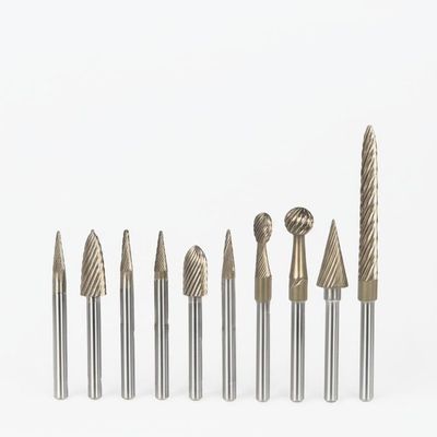 14 3mm giratórios 6mm 1" carboneto Burr Shank Nail Drill Bits giratório do corte da extremidade do diâmetro