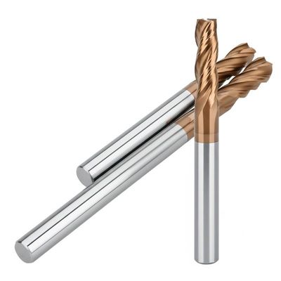 Moinho de extremidade 2mm do carboneto de tungstênio do CNC 12mm 6mm cortadores de trituração do nariz da bola de 200 milímetros 6 Ballnose