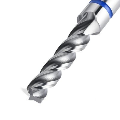 o Cnc contínuo longo extra de corte do carboneto de tungstênio do pescoço da flauta de 200mm Endmill soldou