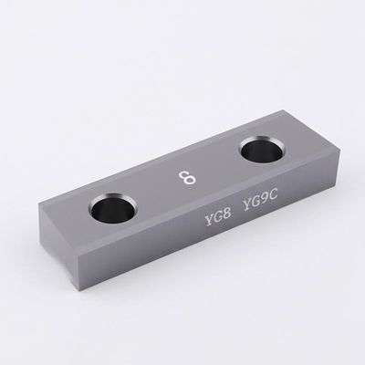 Lâmina afiada de liga de carburo de tungstênio personalizada Lâmina fina Lâmina quadrada Lâmina para cortadores de fresagem na indústria de impressão YG8 YG9C