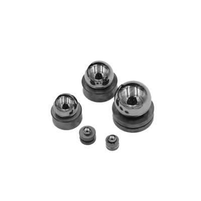 Valva de esfera de carburo de tungstênio de tamanho personalizado com material 100% de carburo de tungstênio e especificação de liga YG8 YG6 YG6X YG9C YG11C YG13C
