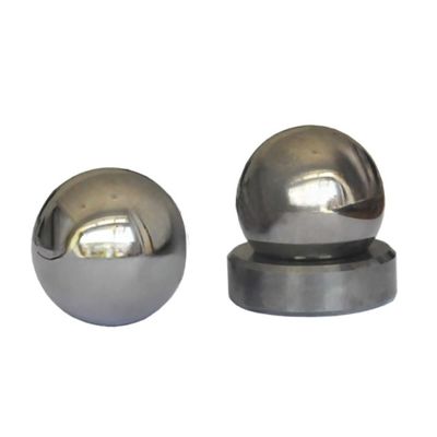 Valva de esfera de carburo de tungstênio de tamanho personalizado com material 100% de carburo de tungstênio e especificação de liga YG8 YG6 YG6X YG9C YG11C YG13C