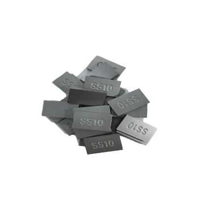 Tamanho personalizado de tungstênio carburo pontas soldadas com dureza YG8 100% de tungstênio carburo virgem e alta resistência à compressão para corte de pedra