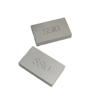 Densidade 14,75 g/cm3 Dureza 90,0 HRA e TRS 3200 Mpa