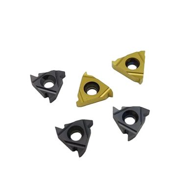 Insertos espirais revestidos por PVD e CVD RLT-L-A60 para fios BSPT e NPT, conformes às normas ISO965-1980 DIN13