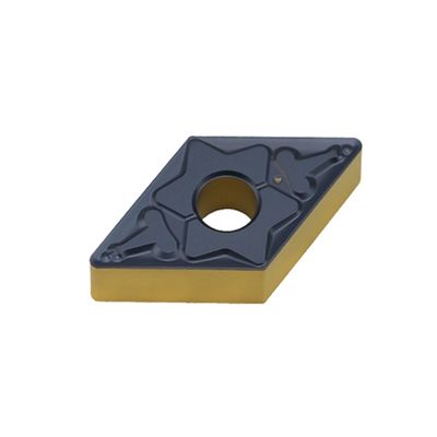 Inserto CNC DNMG de alta eficiência com ângulo D de 55° e ângulo N de 0° para torneamento de precisão em aço e aço inoxidável