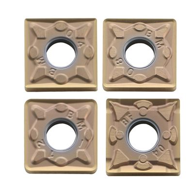 SNMG Modelo Carbide CNC Insert com ângulo de 0° e ±0,08-±0,18 Tolerância para usinagem de diâmetro de 4,76 mm-7,94 mm