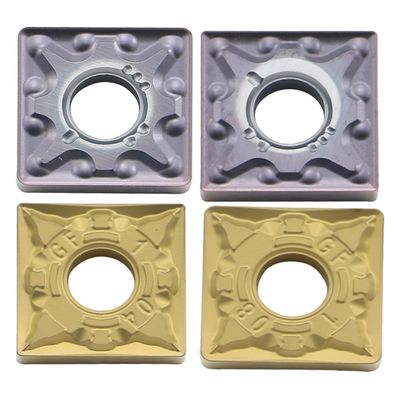 SNMG Modelo Carbide CNC Insert com ângulo de 0° e ±0,08-±0,18 Tolerância para usinagem de diâmetro de 4,76 mm-7,94 mm