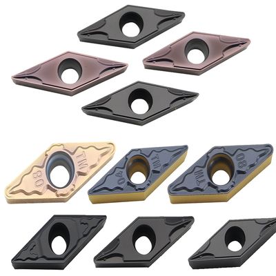 Introdução CNC VCMT concebida com precisão com ângulo V de 35° e ângulo C de 7° para corte de liga a alta temperatura