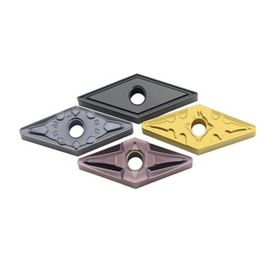 Pastilha CNC modelo VNMG com ranhura quebra-cavacos de dupla face para processamento automatizado