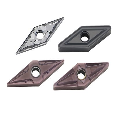 Pastilha CNC modelo VNMG com ranhura quebra-cavacos de dupla face para processamento automatizado