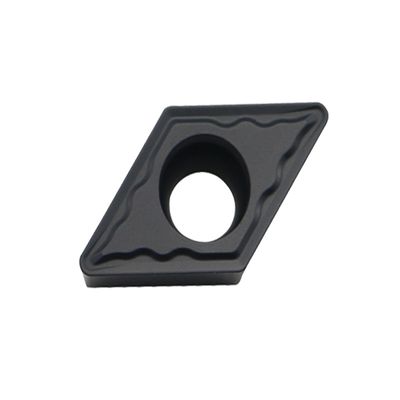 Pastilha CNC DCMT retificada de precisão e alto desempenho com ângulo D de 55° e ângulo C de 7° para usinagem de metal e não metal