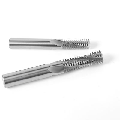 Fresa de topo de metal duro de tungstênio de 65° com rosca completa para roscas M2 a M48 com design de dente único