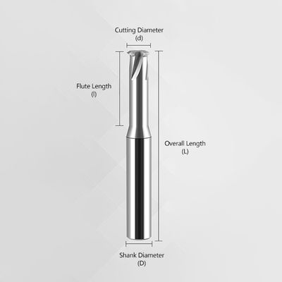 Fresa de Roscar de Fio Único com Design de Dente Único para Rosca M2, M3, M4, M6 em COBRE, AÇO LIGA, AÇO COMUM, FERRO FUNDIDO