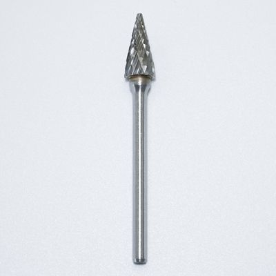 Tipo M Alta precisão Alta dureza 6 mm Carbide Burr rotativo para usinagem de metais