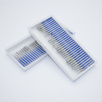 10 peças de Brilhante não revestido Carbono de Tungstênio rotativo Burr para aço inoxidável com 1/8 " 3mm Shank