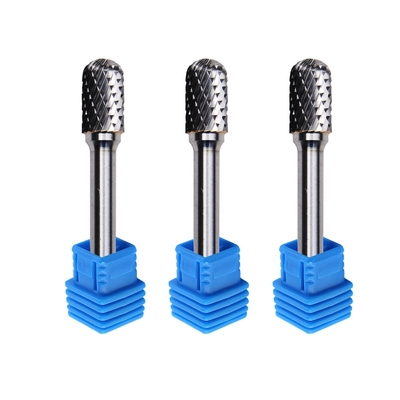 o carboneto Burr Long Shank Ball Type giratório de 5/8mm dá forma a únicos bocados cortados dobro de D Sd