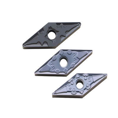 Inserções de gerencio externos do carboneto do CNC do corte rápido VNMG1604 para fazer à máquina de aço